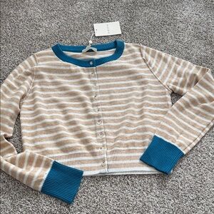 Women’s Entro striped Cardigan SMALL